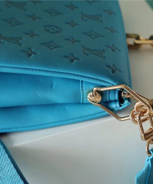 1:1 Replica Louis Vuitton LV Coussin PM Monogram Blue Luxury Bag For Women - 10.2in/26cm