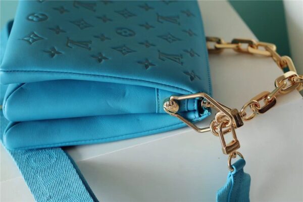 1:1 Replica Louis Vuitton LV Coussin PM Monogram Blue Luxury Bag For Women - 10.2in/26cm