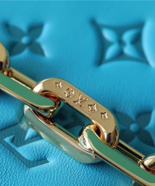 1:1 Replica Louis Vuitton LV Coussin PM Monogram Blue Luxury Bag For Women - 10.2in/26cm