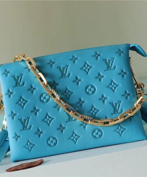 1:1 Replica Louis Vuitton LV Coussin PM Monogram Blue Luxury Bag For Women - 10.2in/26cm