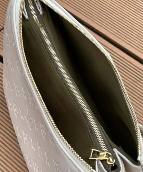 1:1 Replica Louis Vuitton LV Coussin PM Monogram Embossed Puffy White Luxury Bag For Women M57793 - 10.2in/26cm