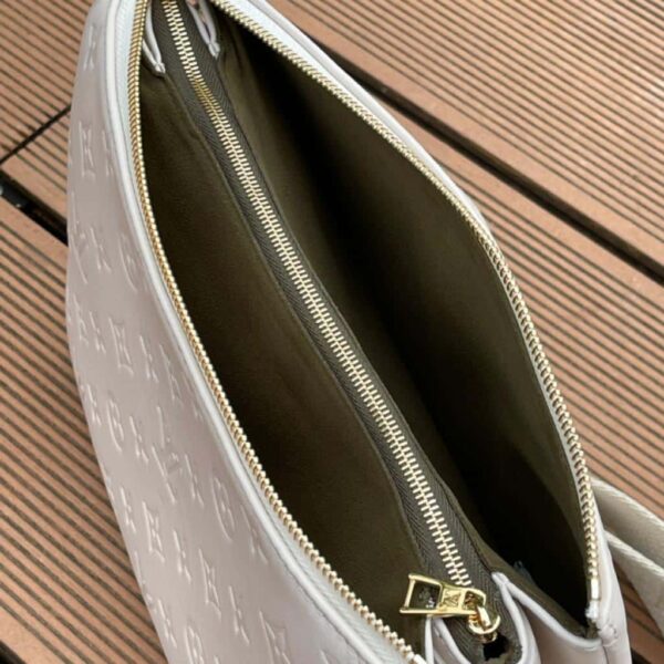 1:1 Replica Louis Vuitton LV Coussin PM Monogram Embossed Puffy White Luxury Bag For Women M57793 - 10.2in/26cm