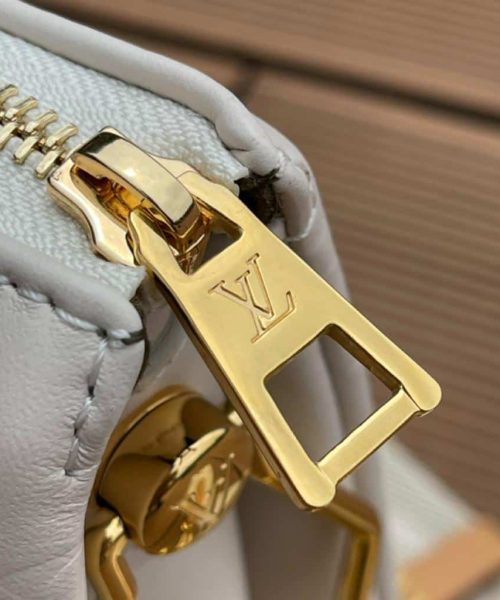 1:1 Replica Louis Vuitton LV Coussin PM Monogram Embossed Puffy White Luxury Bag For Women M57793 - 10.2in/26cm