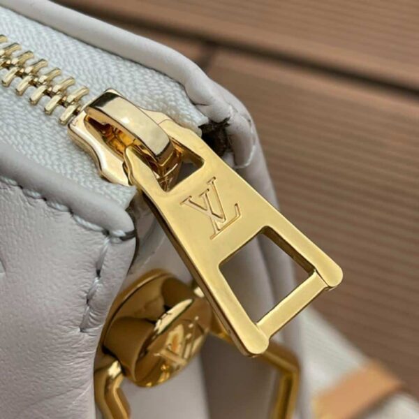 1:1 Replica Louis Vuitton LV Coussin PM Monogram Embossed Puffy White Luxury Bag For Women M57793 - 10.2in/26cm