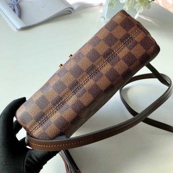 1:1 Replica Louis Vuitton LV Croisette in Damier Ebene Luxury Bag for women N53000 - 9.4in/23.8cm