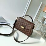 1:1 Replica Louis Vuitton LV Croisette in Damier Ebene Luxury Bag for women N53000 - 9.4in/23.8cm