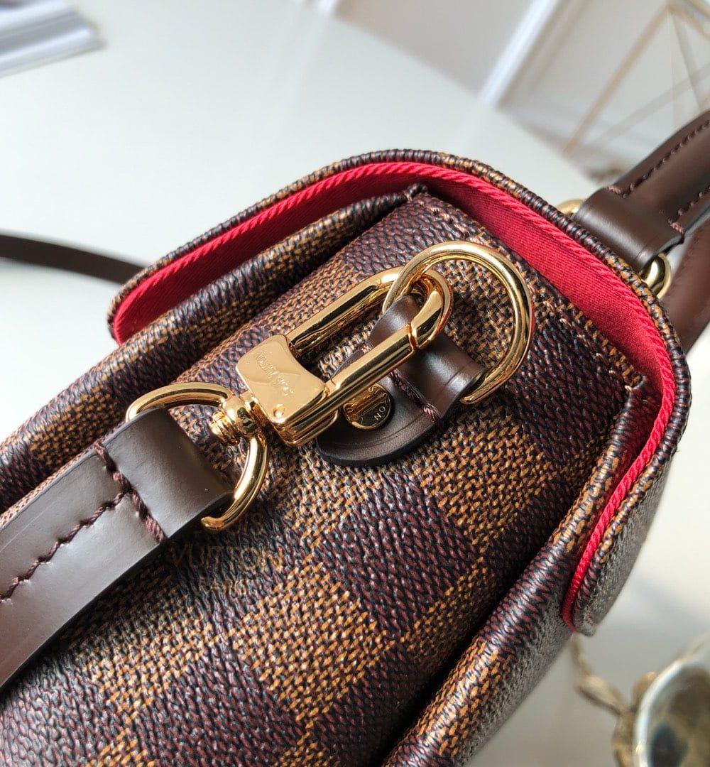 1:1 Replica Louis Vuitton LV Croisette in Damier Ebene Luxury Bag for women N53000 - 9.4in/23.8cm
