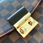 1:1 Replica Louis Vuitton LV Croisette in Damier Ebene Luxury Bag for women N53000 - 9.4in/23.8cm