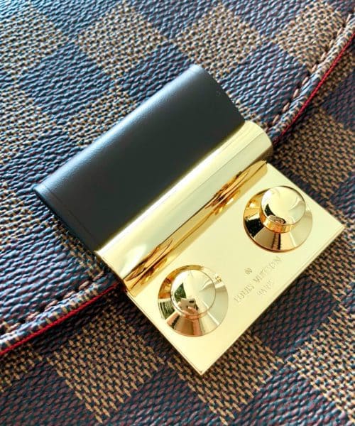 1:1 Replica Louis Vuitton LV Croisette in Damier Ebene Luxury Bag for women N53000 - 9.4in/23.8cm