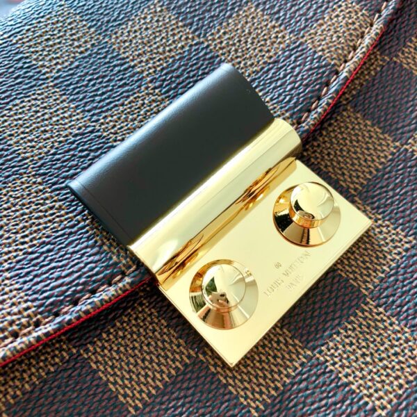 1:1 Replica Louis Vuitton LV Croisette in Damier Ebene Luxury Bag for women N53000 - 9.4in/23.8cm