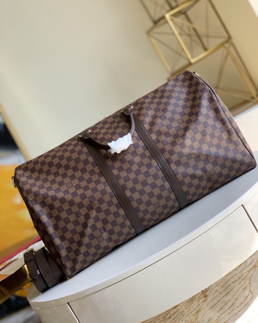 1:1 Replica Louis Vuitton LV Damier 55cm Brown Luxury Bag For Women - 55cm