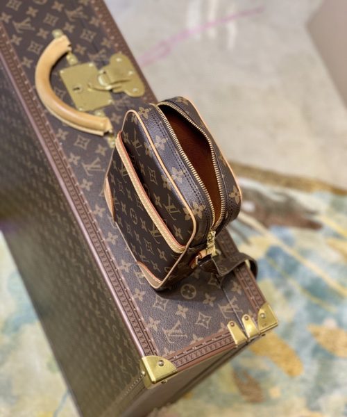 1:1 Replica Louis Vuitton LV Danube Monogram Canvas Luxury Bag For Women M45266 - 8.3in/21cm