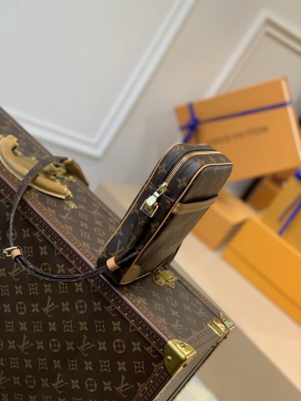 1:1 Replica Louis Vuitton LV Danube Monogram Canvas Luxury Bag For Women M45266 - 8.3in/21cm