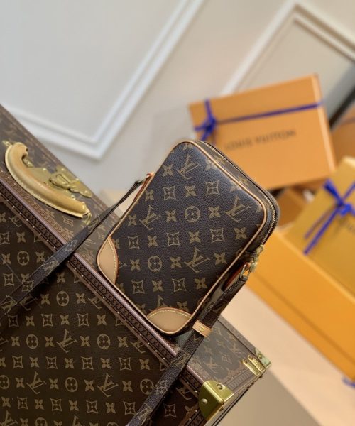 1:1 Replica Louis Vuitton LV Danube Monogram Canvas Luxury Bag For Women M45266 - 8.3in/21cm