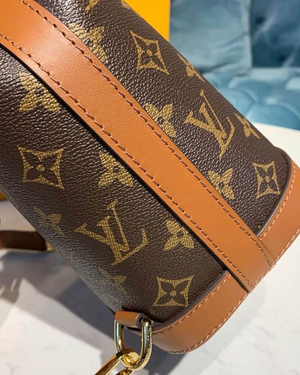1:1 Replica Louis Vuitton LV Dauphine Backpack PM Monogram and Monogram Reverse Canvas By Nicolas Ghesquiere For Spring-Summer Luxury Bag For Women M45142 - 20cm