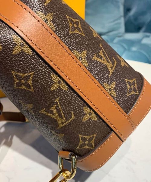 1:1 Replica Louis Vuitton LV Dauphine Backpack PM Monogram and Monogram Reverse Canvas By Nicolas Ghesquiere For Spring-Summer Luxury Bag For Women M45142 - 20cm