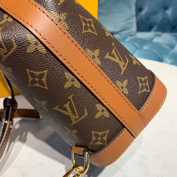 1:1 Replica Louis Vuitton LV Dauphine Backpack PM Monogram and Monogram Reverse Canvas By Nicolas Ghesquiere For Spring-Summer Luxury Bag For Women M45142 - 20cm