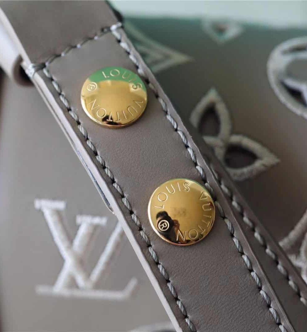 1:1 Replica Louis Vuitton LV Dauphine East West Monogram Khaki Luxury Bag For Women - 9.6in/24.5cm