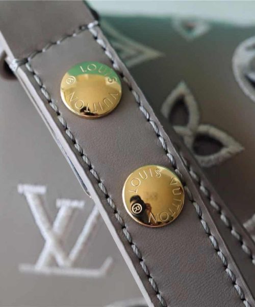 1:1 Replica Louis Vuitton LV Dauphine East West Monogram Khaki Luxury Bag For Women - 9.6in/24.5cm