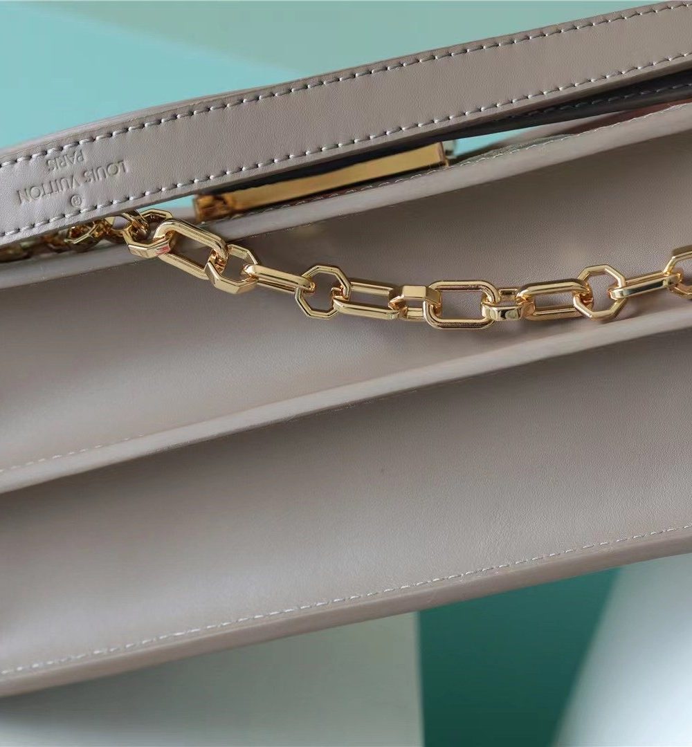 1:1 Replica Louis Vuitton LV Dauphine East West Monogram Khaki Luxury Bag For Women - 9.6in/24.5cm