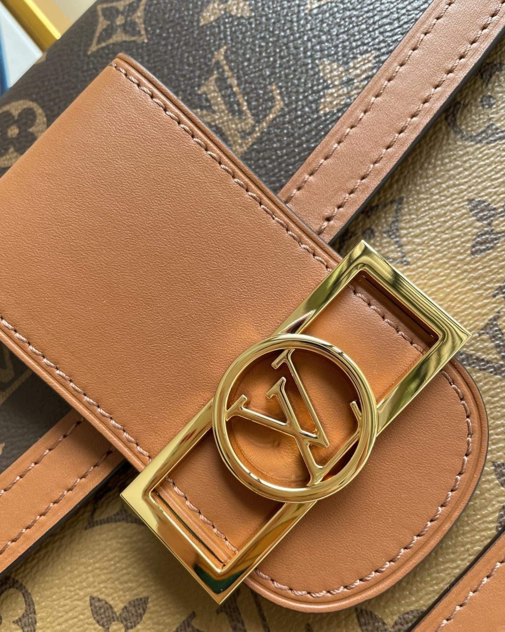 1:1 Replica Louis Vuitton LV Dauphine MM other Monogram Canvas Luxury Bag For Women M45958 - 25cm