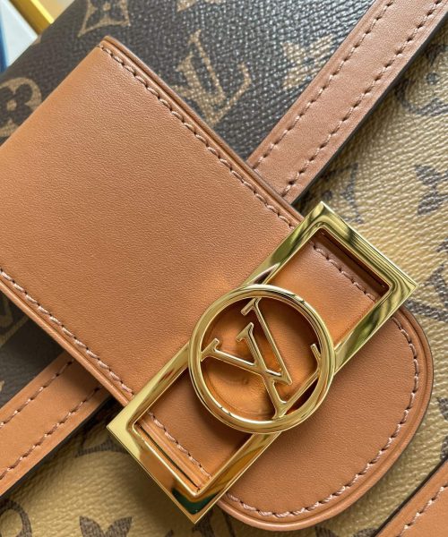 1:1 Replica Louis Vuitton LV Dauphine MM other Monogram Canvas Luxury Bag For Women M45958 - 25cm