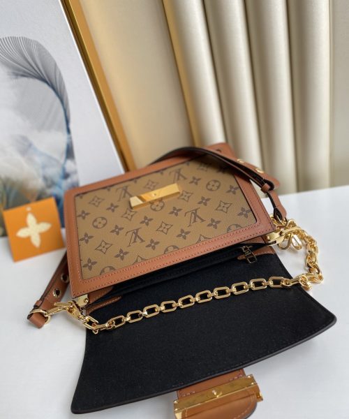 1:1 Replica Louis Vuitton LV Dauphine MM other Monogram Canvas Luxury Bag For Women M45958 - 25cm