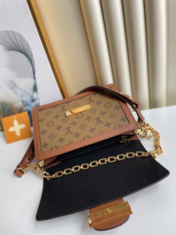 1:1 Replica Louis Vuitton LV Dauphine MM other Monogram Canvas Luxury Bag For Women M45958 - 25cm