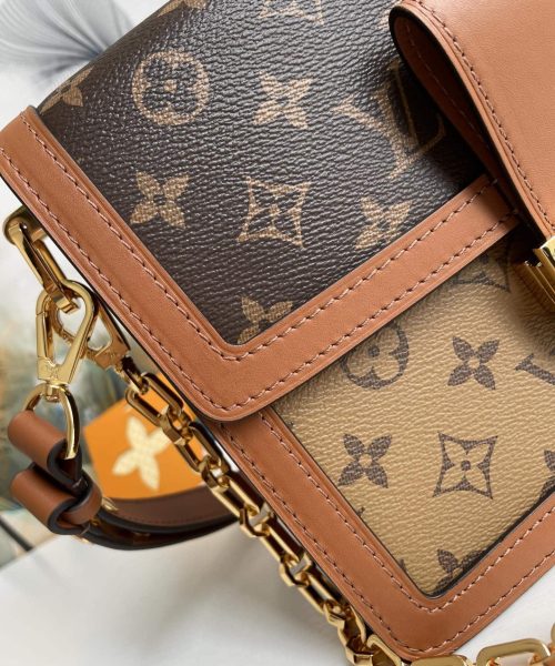 1:1 Replica Louis Vuitton LV Dauphine MM other Monogram Canvas Luxury Bag For Women M45958 - 25cm