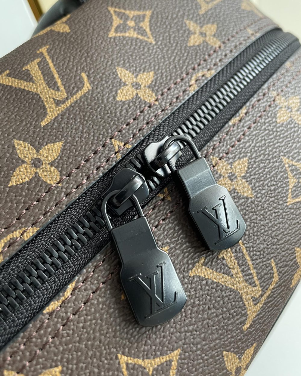 1:1 Replica Louis Vuitton LV Dean Backpack Monogram Macassar Canvas Unique Bag For Men M45335 - 42cm