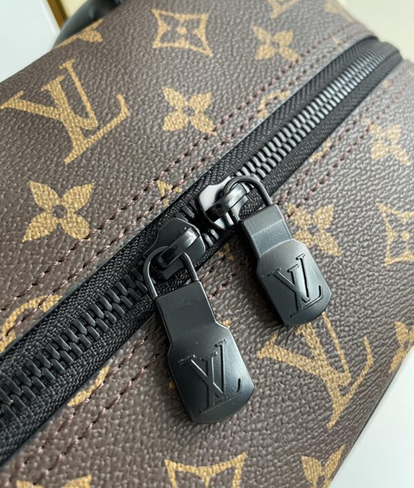 1:1 Replica Louis Vuitton LV Dean Backpack Monogram Macassar Canvas Unique Bag For Men M45335 - 42cm