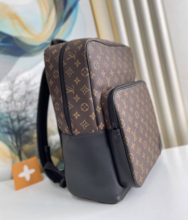 1:1 Replica Louis Vuitton LV Dean Backpack Monogram Macassar Canvas Unique Bag For Men M45335 - 42cm