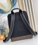 1:1 Replica Louis Vuitton LV Dean Backpack Monogram Macassar Canvas Unique Bag For Men M45335 - 42cm