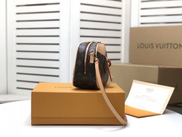 1:1 Replica Louis Vuitton LV Deauville Mini Monogram Canvas By Nicolas Ghesquiere For Luxury Bag Women M45528 -  8.3in/22cm