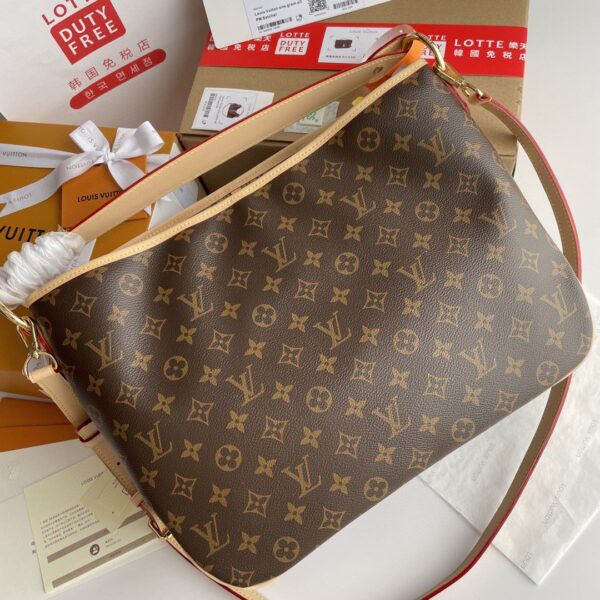 1:1 Replica Louis Vuitton LV Delightful PM Monogram Canvas Natural Luxury Bag For Women M40352 - 33cm