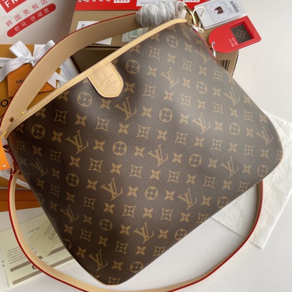 1:1 Replica Louis Vuitton LV Delightful PM Monogram Canvas Natural Luxury Bag For Women M40352 - 33cm