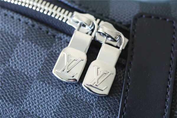 1:1 Replica Louis Vuitton LV Discovery Backpack Damier Graphite Canvas Unique Bag For Men N45275 - 40cm