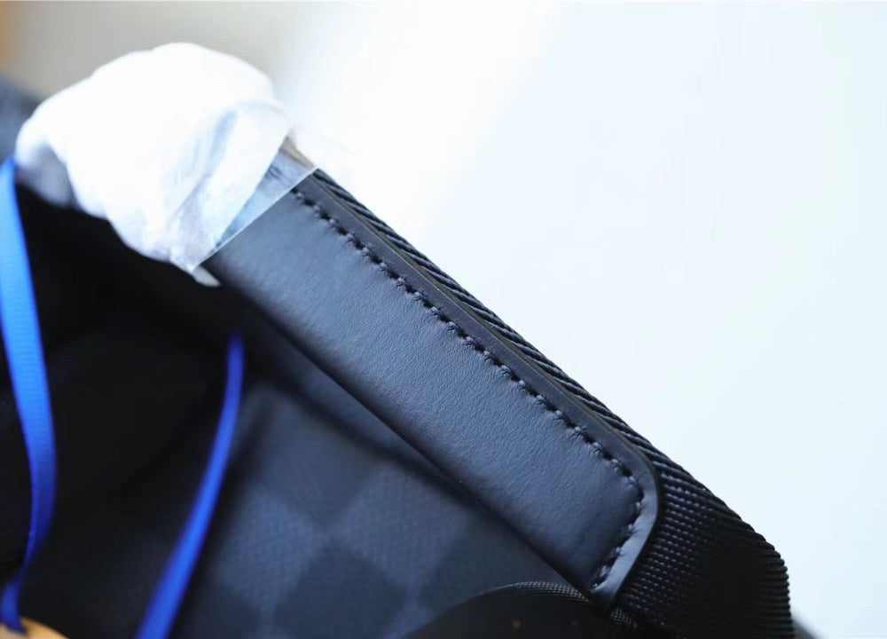 1:1 Replica Louis Vuitton LV Discovery Backpack Damier Graphite Canvas Unique Bag For Men N45275 - 40cm