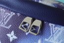 1:1 Replica Louis Vuitton LV Discovery Bumbag PM Monogram Blue Unique Bag For Men M20587 - 17.3in/44cm