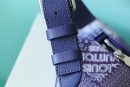 1:1 Replica Louis Vuitton LV Discovery Bumbag PM Monogram Blue Unique Bag For Men M20587 - 17.3in/44cm