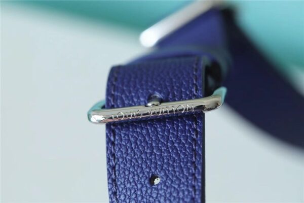 1:1 Replica Louis Vuitton LV Discovery Bumbag PM Monogram Blue Unique Bag For Men M20587 - 17.3in/44cm
