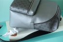 1:1 Replica Louis Vuitton LV Discovery PM Backpack Monogram/Taiga Gunmetal Gray Unique Bag For Men M30835 - 15.7in/40cm
