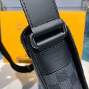 1:1 Replica Louis Vuitton LV District PM Damier Graphite Canvas Unique Bag For Men N41028 - 9.8in/25cm