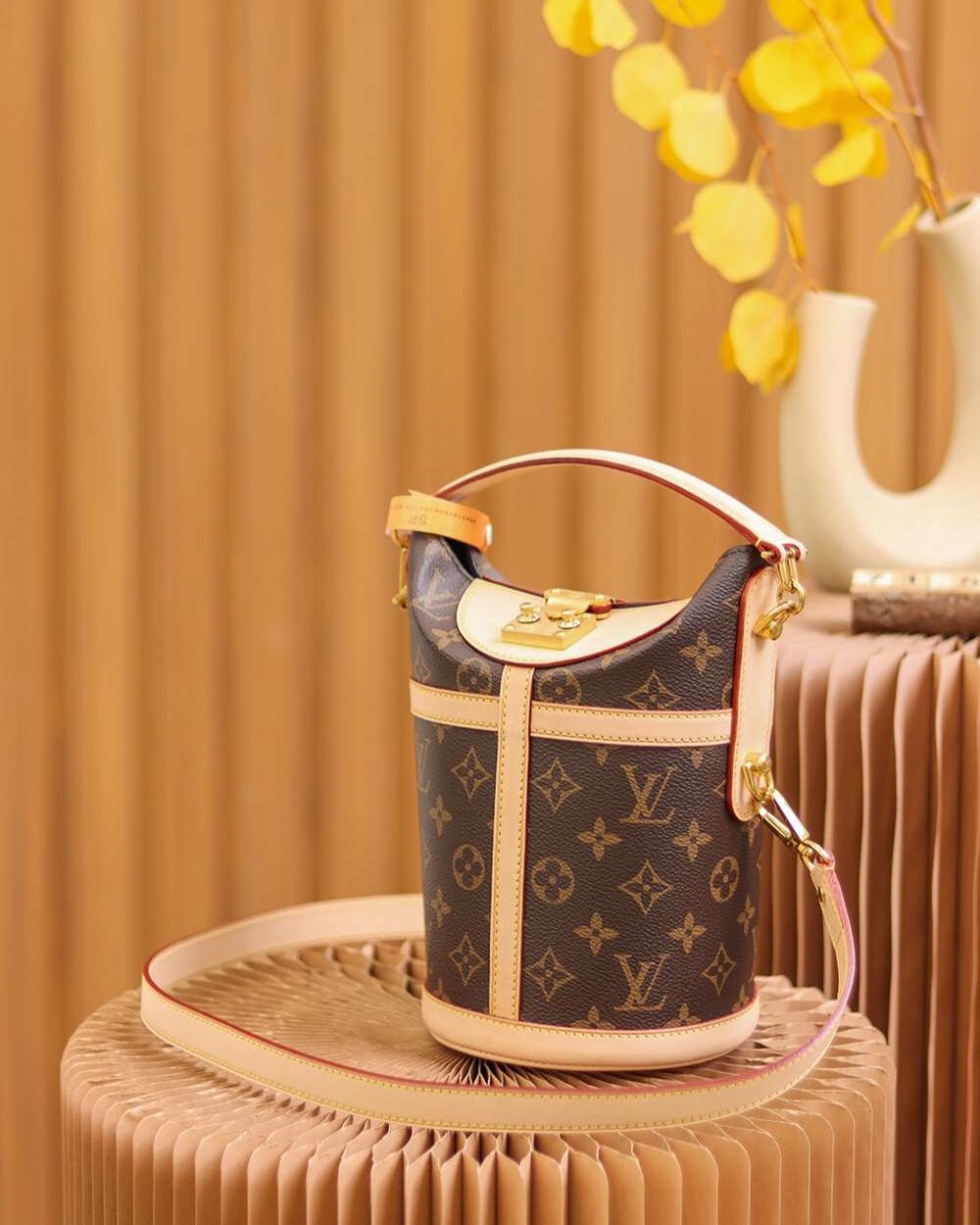 1:1 Replica Louis Vuitton LV Duffle Bag Brown Unique Bag For Women M43587 - 23cm