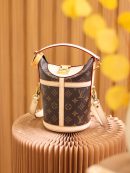 1:1 Replica Louis Vuitton LV Duffle Bag Brown Unique Bag For Women M43587 - 23cm