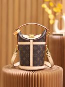 1:1 Replica Louis Vuitton LV Duffle Bag Brown Unique Bag For Women M43587 - 23cm