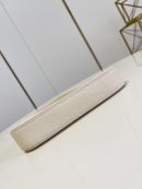 1:1 Replica Louis Vuitton LV Easy Pouch On Strap Monogram Empreinte Crème White Luxury Bag For Women M81066 - 7.5in/19cm