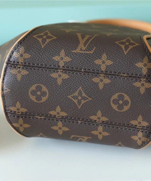 1:1 Replica Louis Vuitton LV Ellipse BB Handbag Created By Nicolas Ghesquiere From Classic Monogram Canvas Luxury bag For Women Brown 23cm/8.9in