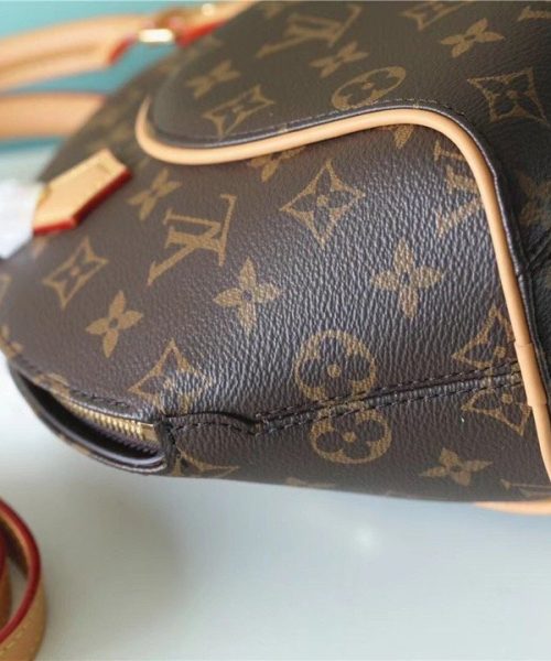 1:1 Replica Louis Vuitton LV Ellipse BB Handbag Created By Nicolas Ghesquiere From Classic Monogram Canvas Luxury bag For Women Brown 23cm/8.9in