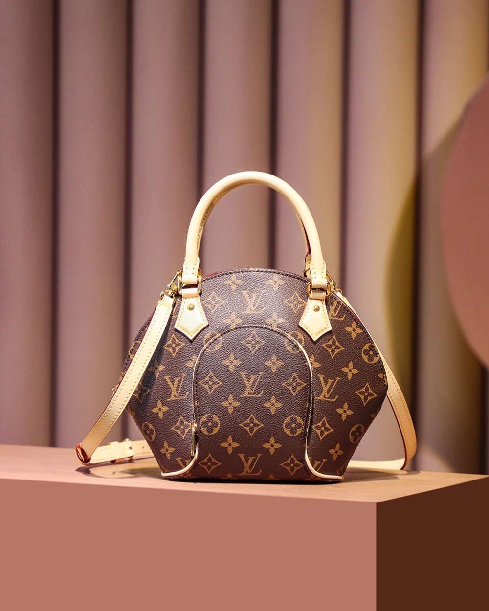 1:1 Replica Louis Vuitton LV Ellipse PM Brown Luxury Bag For Women M46196 - 28cm / 11in